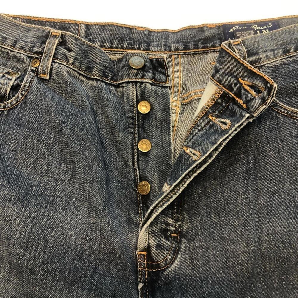 Eddie Bauer Button Up Jeans 100% Cotton - Picture 3 of 7